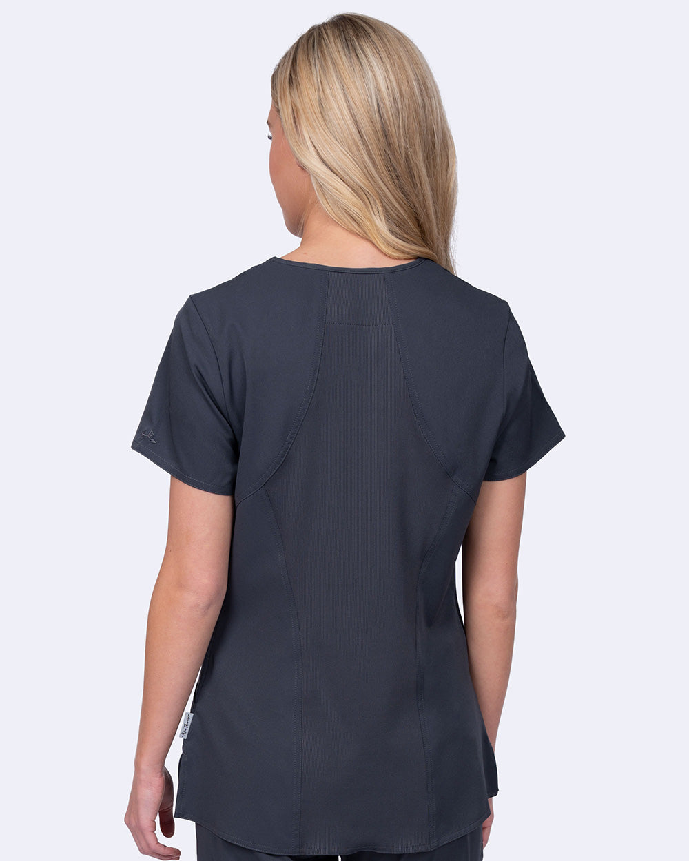 Ava Therese 1084 Ava Back Knit Top Pewter