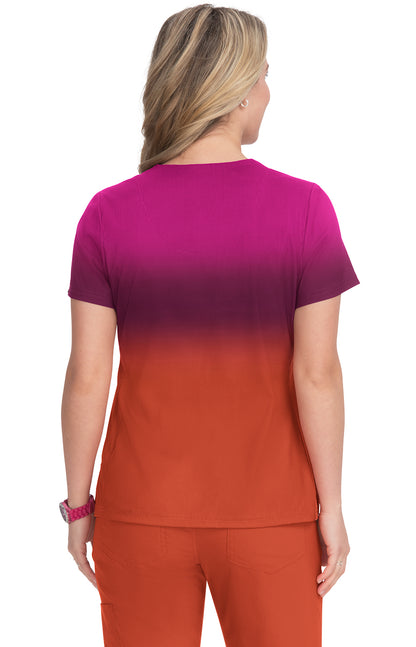 Lite 1088PLM Reclaim Placement Top Azelea Pink/Wine/Terracotta Ombre