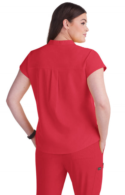 Basics 1093 Ari Top Heather Candy Red