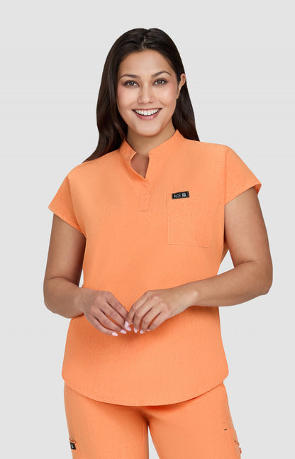 Basics 1093 Ari Top Heather Apricot