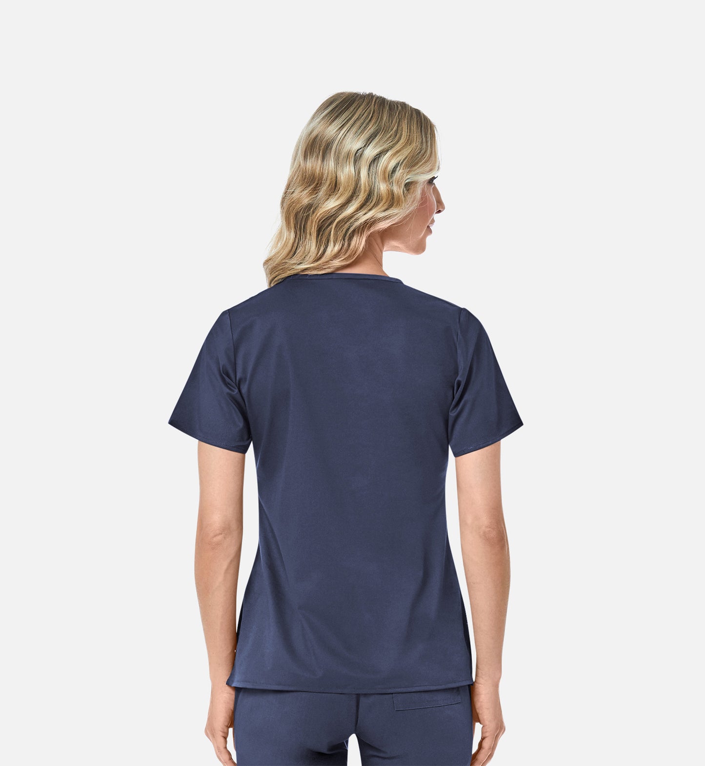 Blossom 1102 Mock Wrap Top Navy