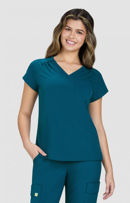 Planet Koi 1118 Kailani Top Caribbean Blue