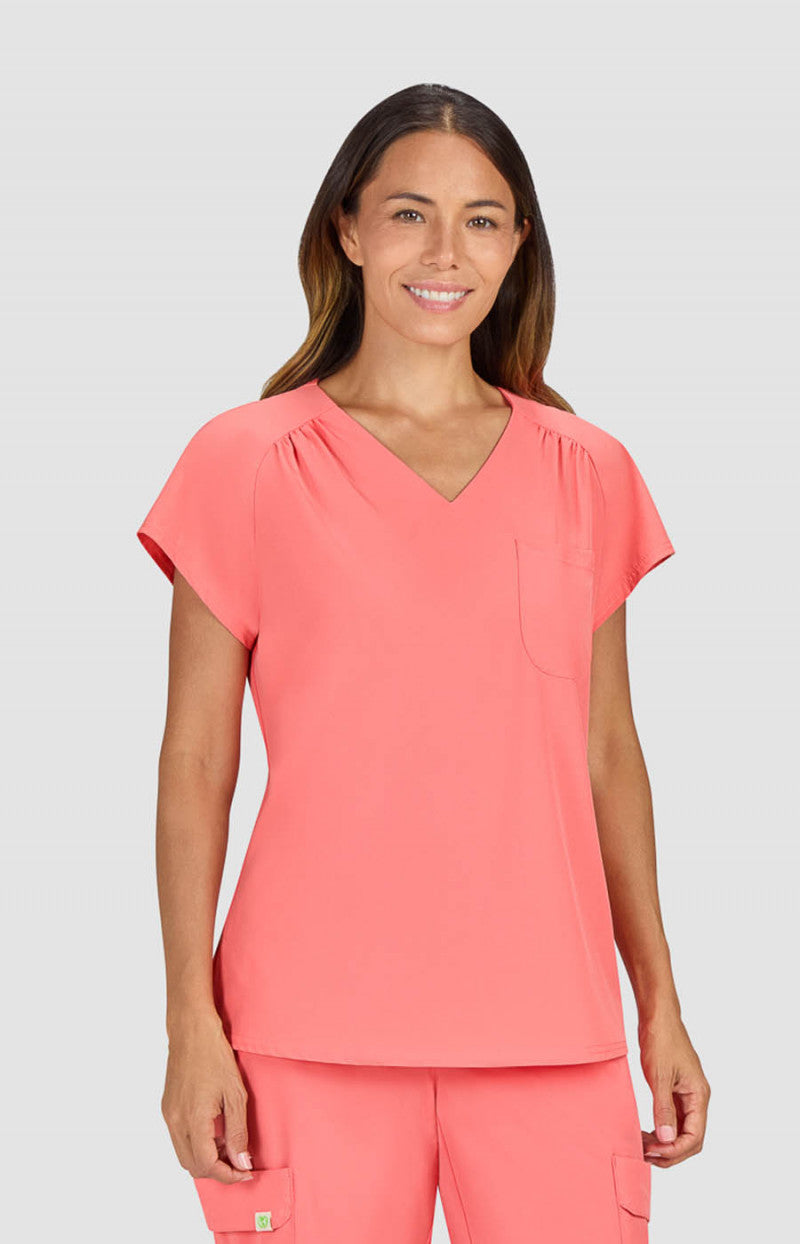Planet Koi 1118 Kailani Top Sunset Coral