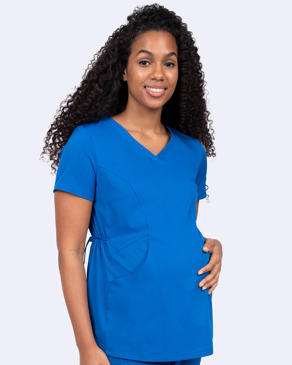 Zavate Ava & Me Maternity Top Style 1121 in color Royal Image 1