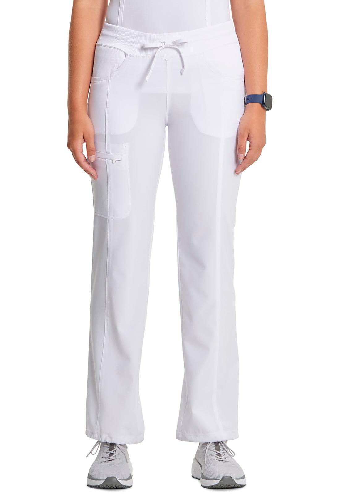 Classics 1123A Straight Leg Drawstring Pants White