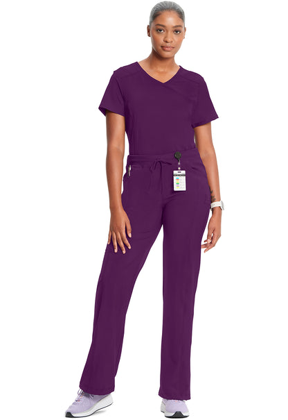 Classics 1123A Straight Leg Drawstring Pants Eggplant