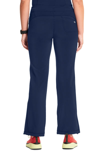 Classics 1123A Straight Leg Drawstring Pants Navy Model Image Back | Infinity