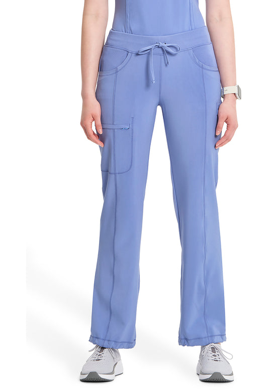 Infinity 1123A Women's Straight Leg Drawstring Scrub Pants Ciel