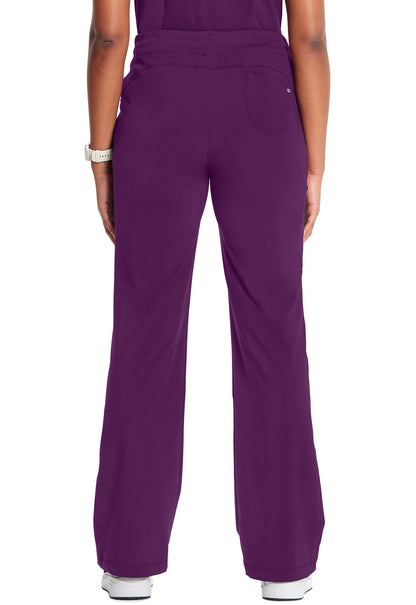 Infinity 1123A Women's Straight Leg Drawstring Scrub Pants Eggplant