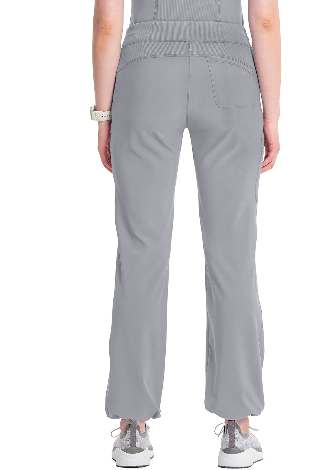Infinity 1123A Women's Straight Leg Drawstring Scrub Pants Grey