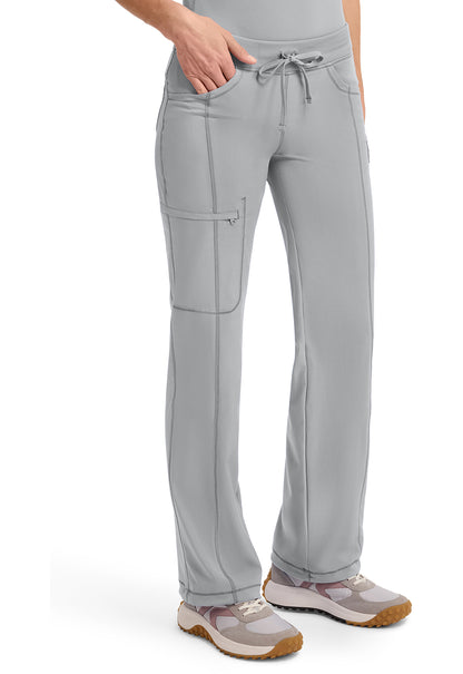 Infinity 1123A Women's Straight Leg Drawstring Scrub Pants Grey