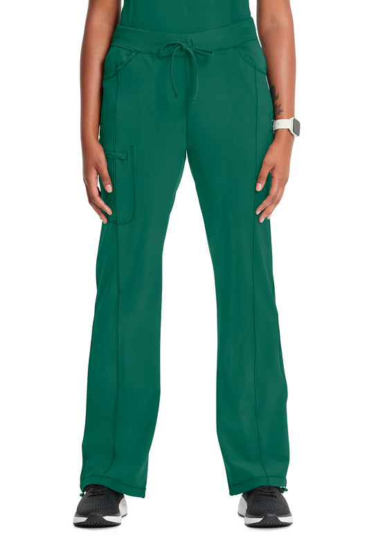 Infinity 1123A Women's Straight Leg Drawstring Scrub Pants Hunter Green