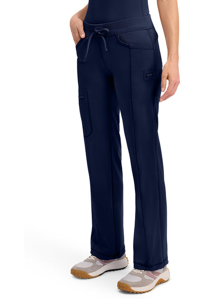 Infinity 1123A Women's Straight Leg Drawstring Scrub Pants Navy