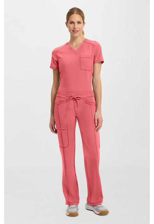 Infinity 1123A Women's Straight Leg Drawstring Scrub Pants Pinkerton