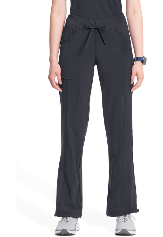 Infinity 1123A Women's Straight Leg Drawstring Scrub Pants Pewter