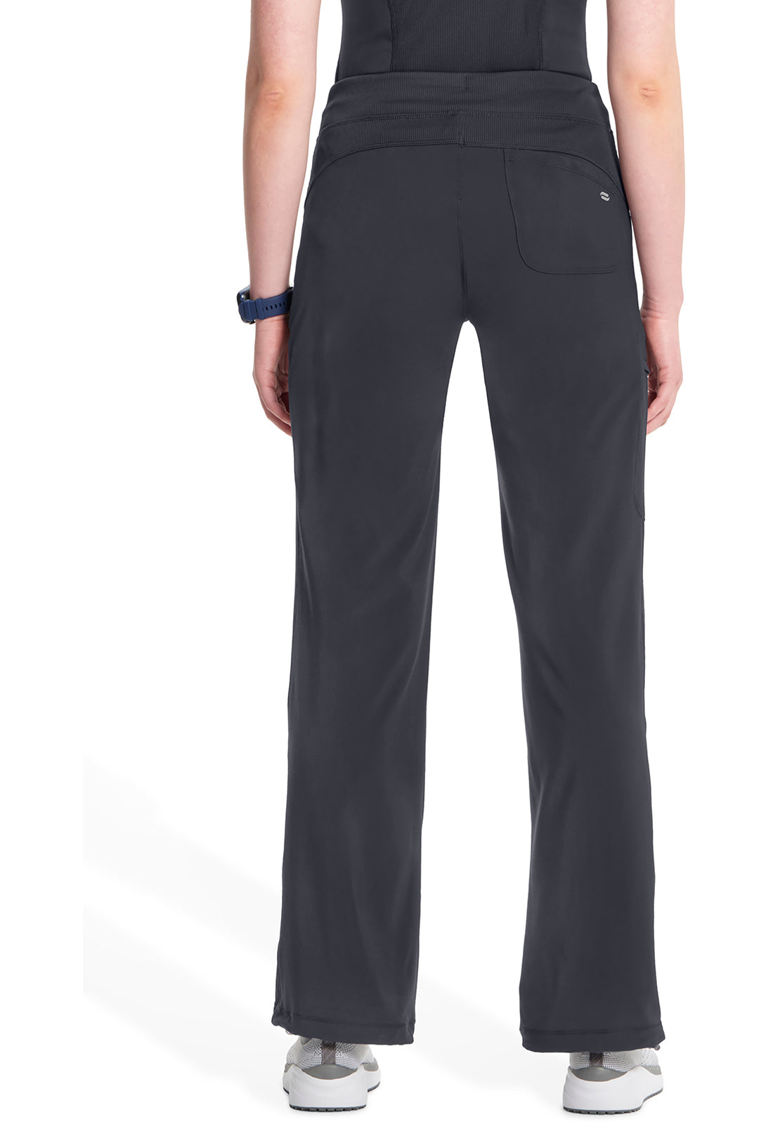 Infinity 1123A Women's Straight Leg Drawstring Scrub Pants Pewter