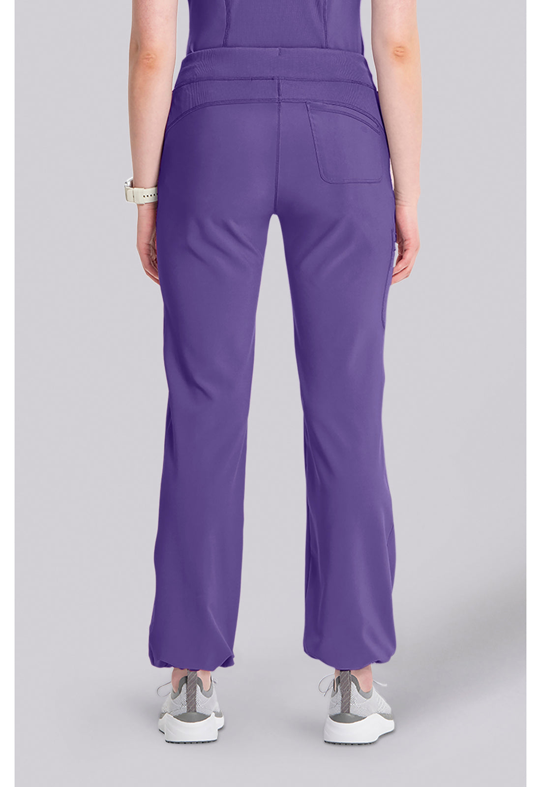 Infinity 1123A Women's Straight Leg Drawstring Scrub Pants Pretty N Purple