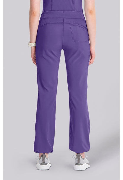 Infinity 1123A Women's Straight Leg Drawstring Scrub Pants Pretty N Purple