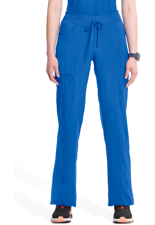 Infinity 1123A Women's Straight Leg Drawstring Scrub Pants Royal