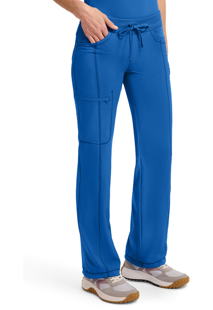 Infinity 1123A Women's Straight Leg Drawstring Scrub Pants Royal