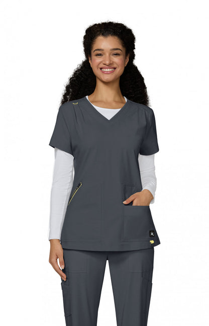 Solis 1129 Sari Top Charcoal