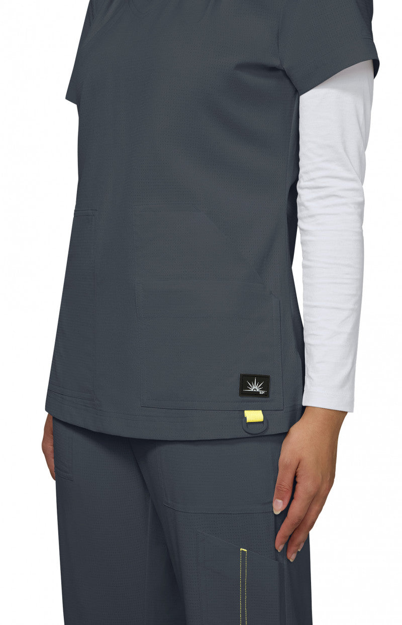 Solis 1129 Sari Top Charcoal