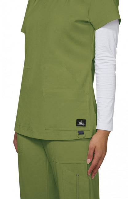 Solis 1129 Sari Top Martini Olive