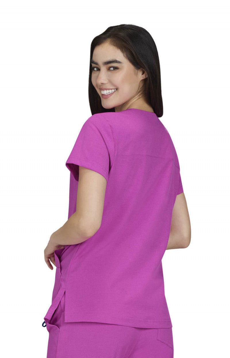 Solis 1129 Sari Top Hibiscus Pink