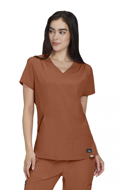 Koi Solis 1129 Sari Top Dark Copper