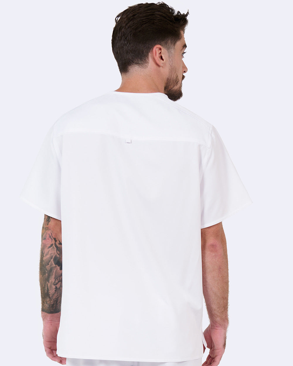 Zavate Mens One Pocket Top Style 1129 in color White Image 3