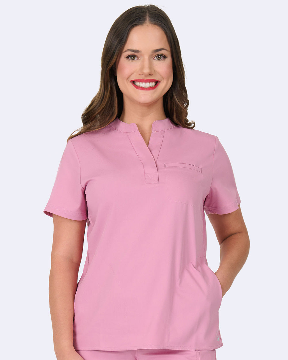 Zoe Alexandra 1132 Chelsea Tuck In Top Dusty Rose