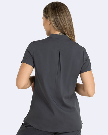 Zoe Alexandra 1132 Chelsea Tuck In Top Pewter