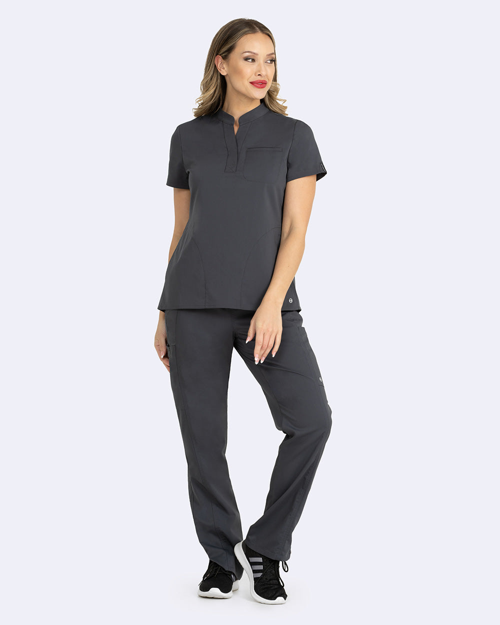 Zoe Alexandra 1132 Chelsea Tuck In Top Pewter