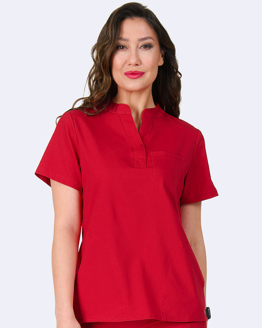 Zoe Alexandra 1132 Chelsea Tuck In Top Red