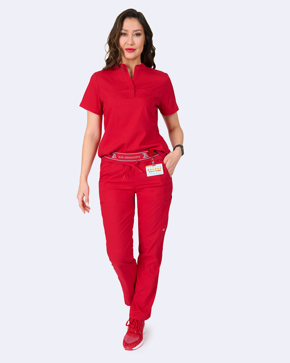 Zoe Alexandra 1132 Chelsea Tuck In Top Red