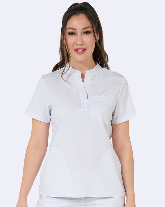 Zoe Alexandra 1132 Chelsea Tuck In Top White