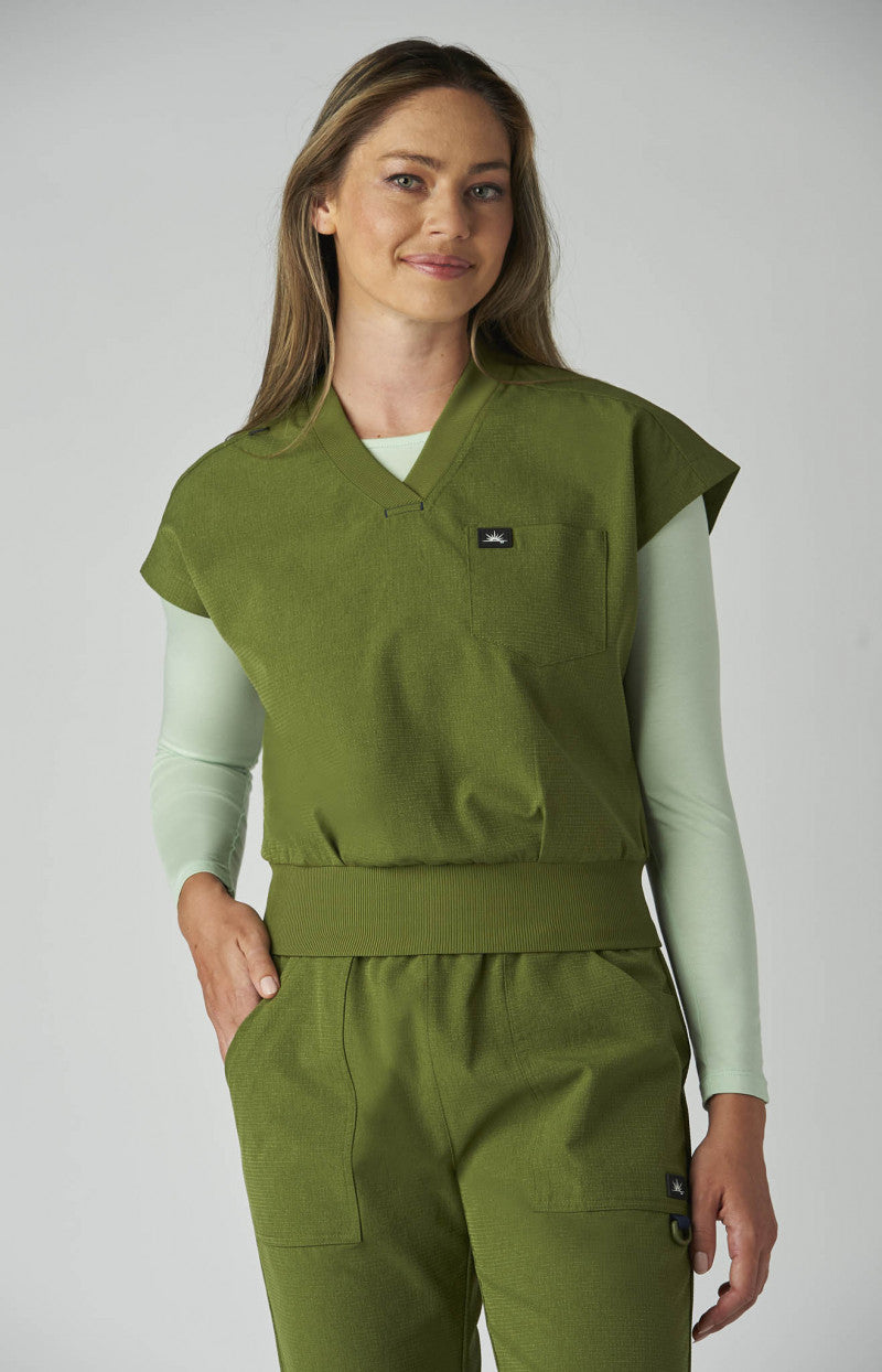 Koi Solis 1143 Trinity Top Martini Olive