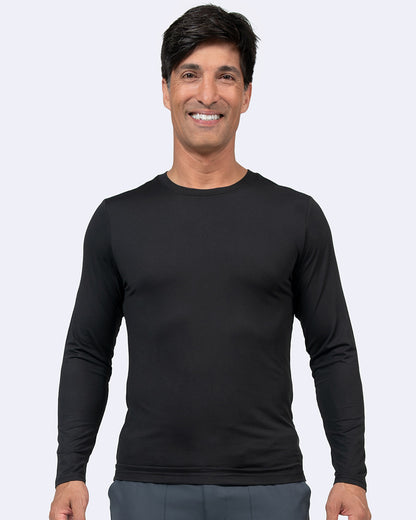 Zavate 1144 Thomas Brushed Knit Tee Shirt Black
