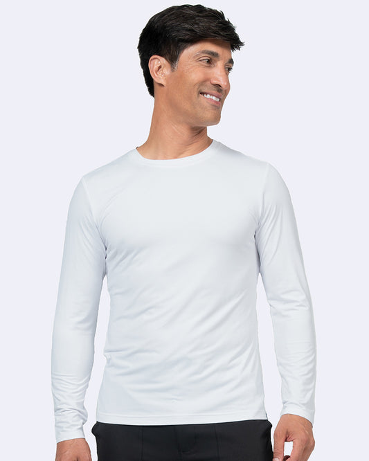 Zavate 1144 Thomas Brushed Knit Tee Shirt White