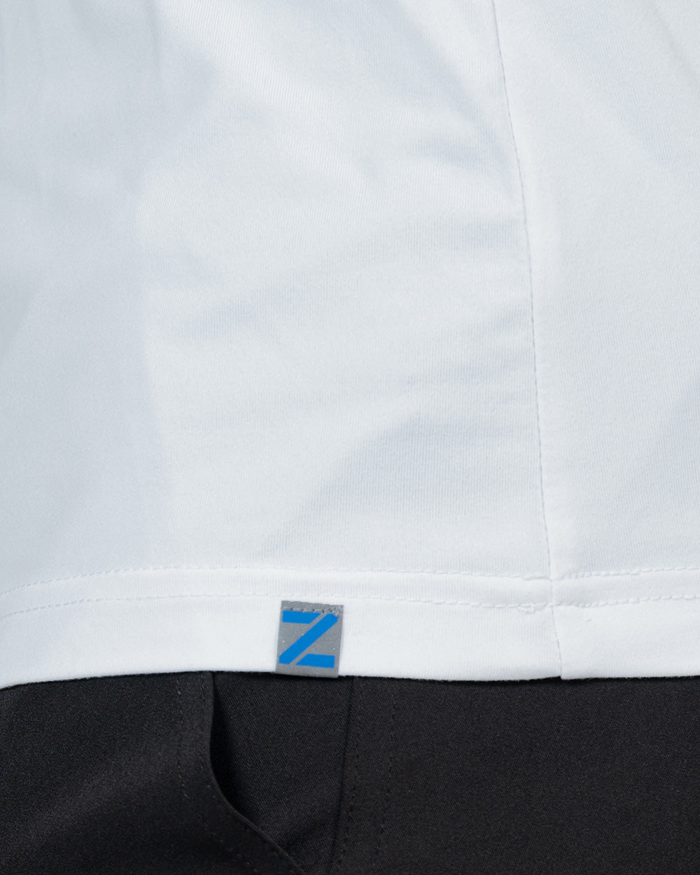 Zavate 1144 Thomas Brushed Knit Tee Shirt White