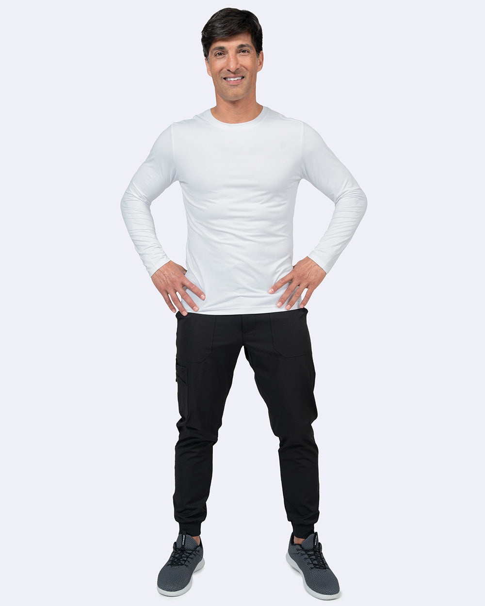 Zavate 1144 Thomas Brushed Knit Tee Shirt White