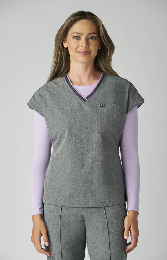 Koi Basics 1145 McKenna Top Heather Grey