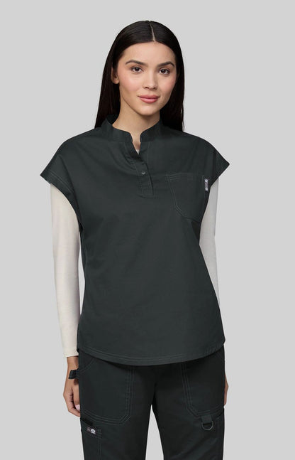 Classics Seraphine Women's 1-Pocket Scrub Top Black