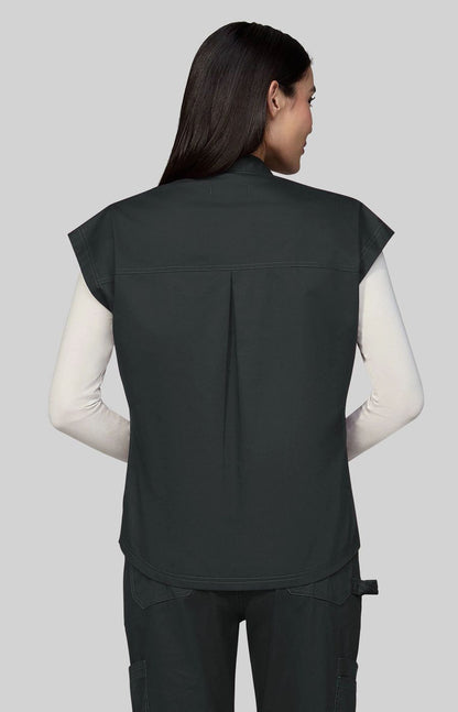 Classics Seraphine Women's 1-Pocket Scrub Top Black