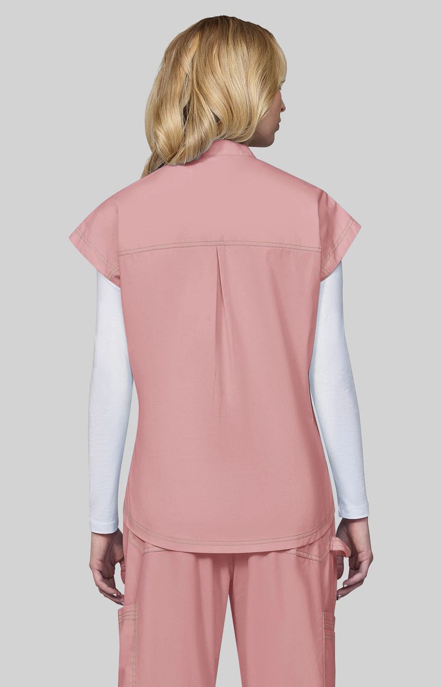 Classics Seraphine Women's 1-Pocket Scrub Top Ballet Rose