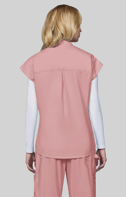 Classics Seraphine Women's 1-Pocket Scrub Top Ballet Rose
