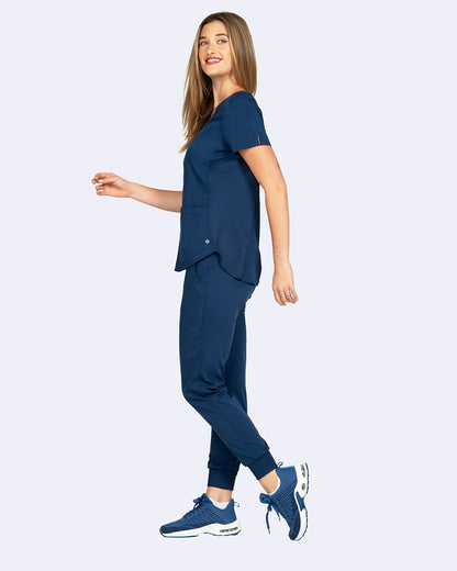 Zoe Alexandra 1148 Soho Side Knit Top Navy