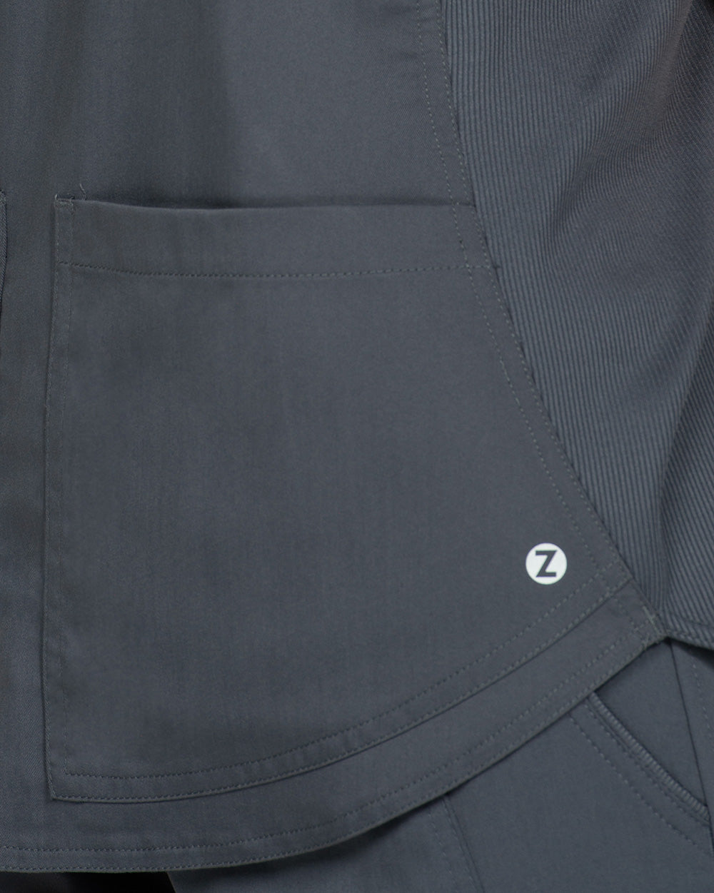 Zoe Alexandra 1148 Soho Side Knit Top Pewter