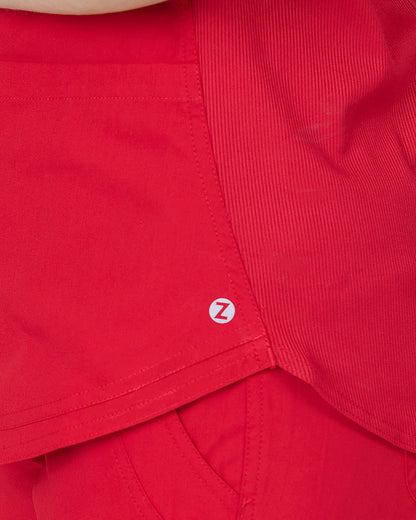 Zoe Alexandra 1148 Soho Side Knit Top Red