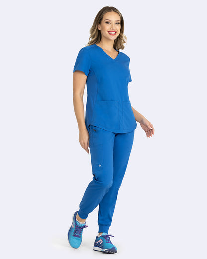 Zoe Alexandra 1148 Soho Side Knit Top Royal